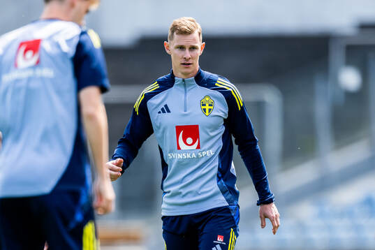 Emil Krafth of the Swedish men's national football team