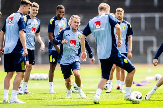 Emil Forsberg of the Swedish men's national football team