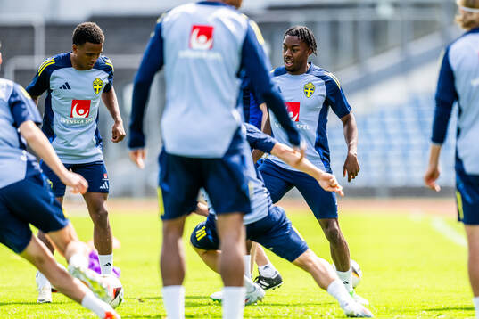 Anthony Elanga of the Swedish men's national football team