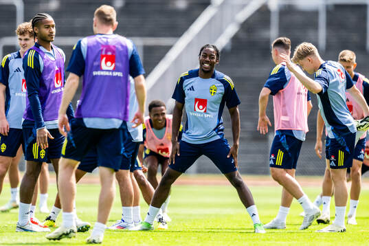Anthony Elanga of the Swedish men's national football team