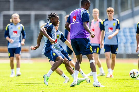 Anthony Elanga of the Swedish men's national football team