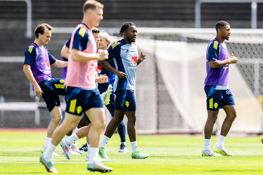 Anthony Elanga of the Swedish men's national football team