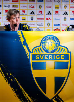 Head coach Jon Dahl Tomasson of the Swedish national