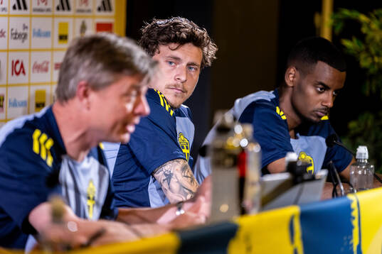Head coach Jon Dahl Tomasson, Victor Nilsson Lindelöf and