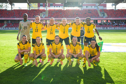 The starting eleven of Sweden