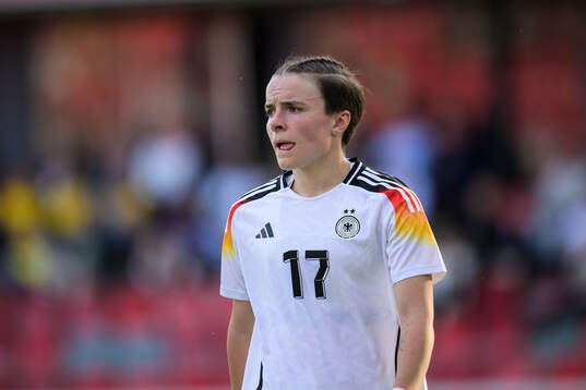 Tomke Schneider of Germany looks dejected