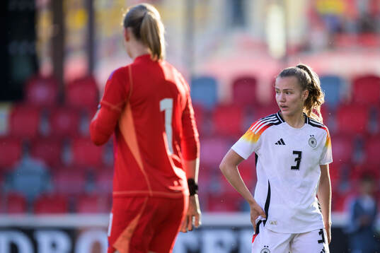 Sara Ritter of Germany looks dejected