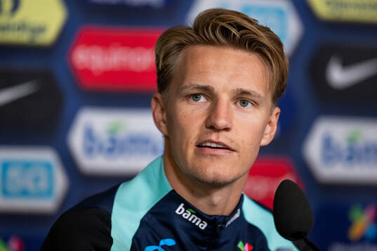 Martin Ødegaard of the Norwegian national football team