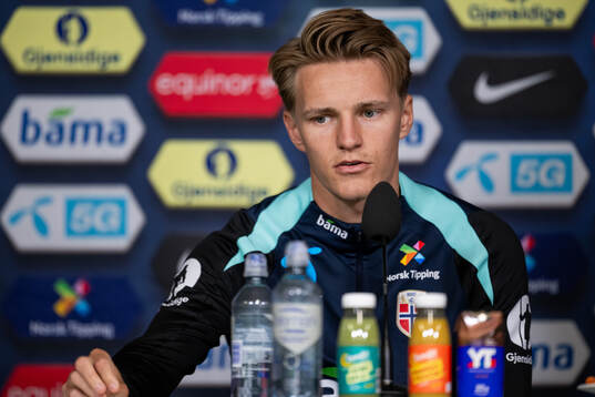 Martin Ødegaard of the Norwegian national football team