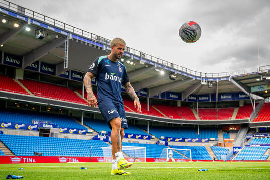 Aron Dønnum of the Norwegian national football team