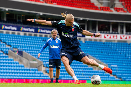Erling Braut Haaland of the Norwegian national football team