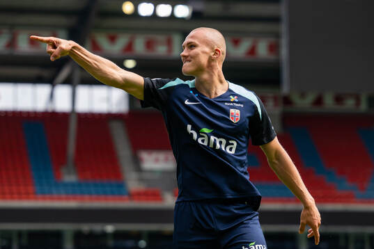 Leo Skiri Østigård of the Norwegian national football team
