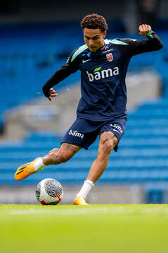 Antonio Nusa of the Norwegian national football team