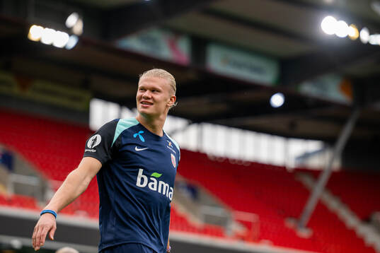 Erling Braut Haaland of the Norwegian national football team