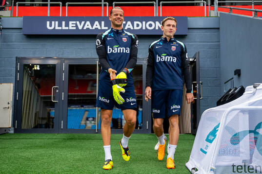 Goalkeeper Ørjan Håskjold Nyland and Marcus Holmgren