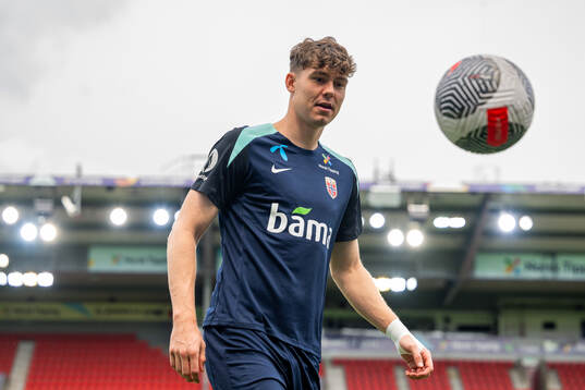 Jørgen Strand Larsen of the Norwegian national football
