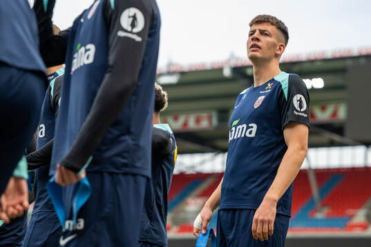 Jostein Gundersen of the Norwegian national football team