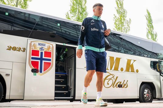 Jostein Gundersen of the Norwegian national football team