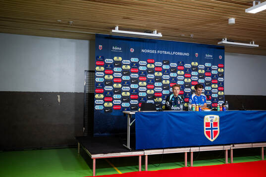 Martin Ødegaard and Morten Morisbak Skjønsberg, press
