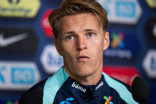 Martin Ødegaard of the Norwegian national football team