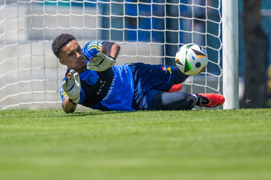 Oliver Dovin of the Swedish under-21 national football team