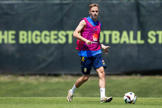 Jacob Ondrejka of the Swedish under-21 national football