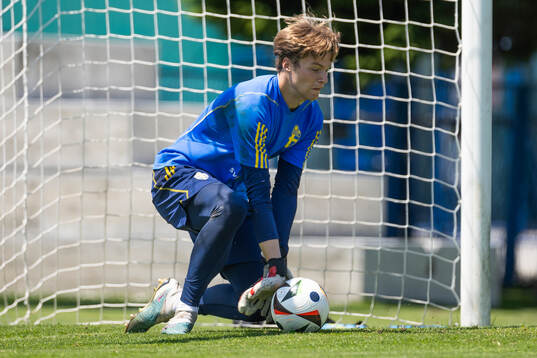 Filip Sidklev of the Swedish under-21 national football team