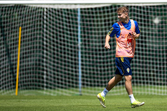 Hugo Bolin of the Swedish under-21 national football team