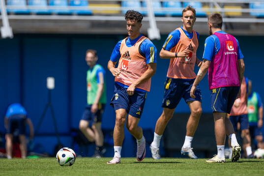 Deniz Gul of the Swedish under-21 national football team