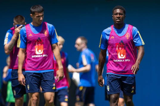 Josafat Mendes of the Swedish under-21 national football