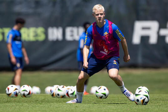 Otto Rosengren of the Swedish under-21 national football