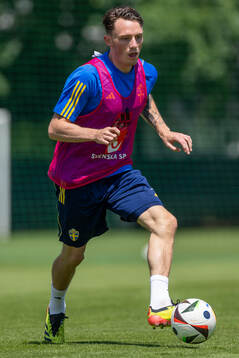 Noah Persson of the Swedish under-21 national football team