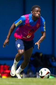 Josafat Mendes of the Swedish under-21 national football
