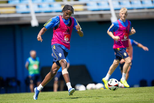 Amar Ahmed Fatah of the Swedish under-21 national football