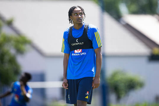 Amar Ahmed Fatah of the Swedish under-21 national football