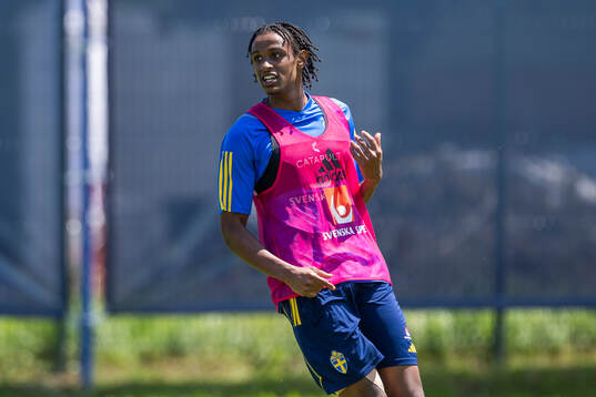 Amar Ahmed Fatah of the Swedish under-21 national football