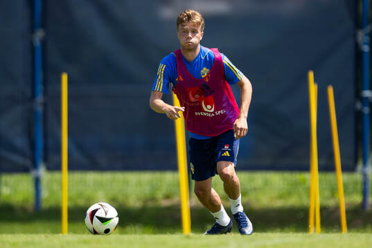 Wilmer Odefalk of the Swedish under-21 national football