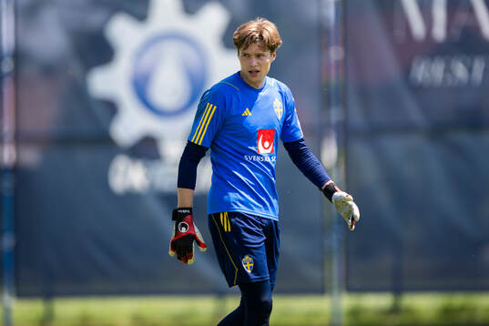 Filip Sidklev of the Swedish under-21 national football team