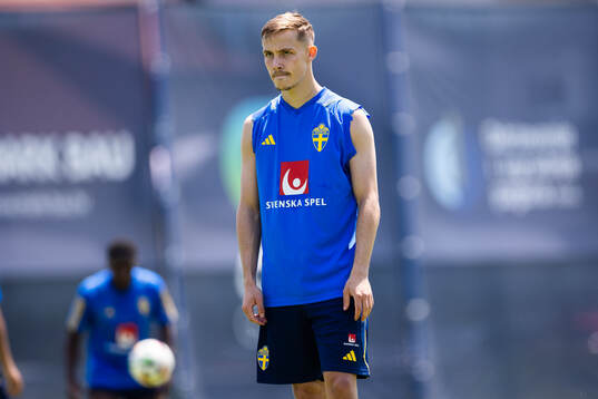 Jacob Ondrejka of the Swedish under-21 national football