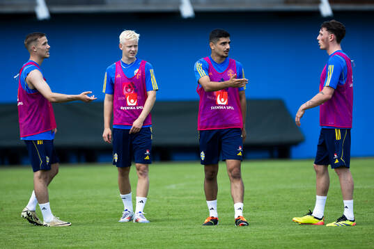 Jacob Ondrejka, Otto Rosengren, Aimar Sher and Noah Persson