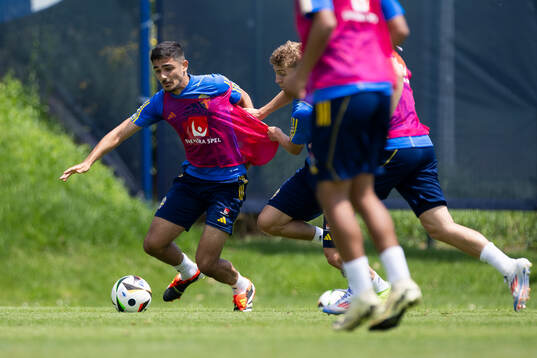 Aimar Sher of the Swedish under-21 national football team