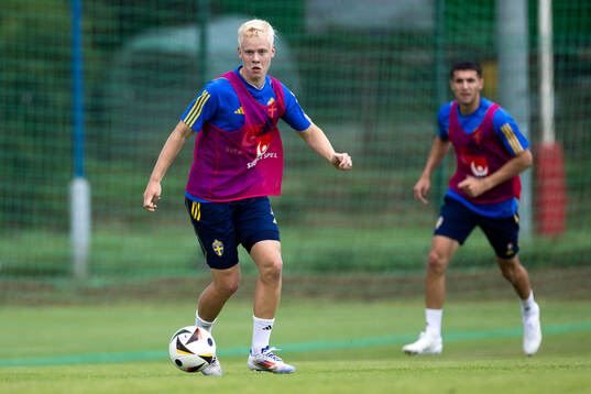 Otto Rosengren of the Swedish under-21 national football