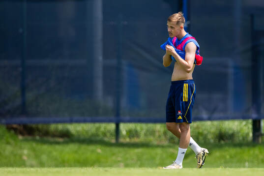 Jacob Ondrejka of the Swedish under-21 national football