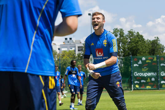 Noel Törnqvist of the Swedish under-21 national football