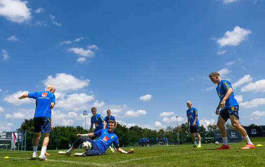 Noel Törnqvist of the Swedish under-21 national football