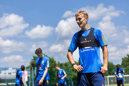 Jesper Tolinsson of the Swedish under-21 national football