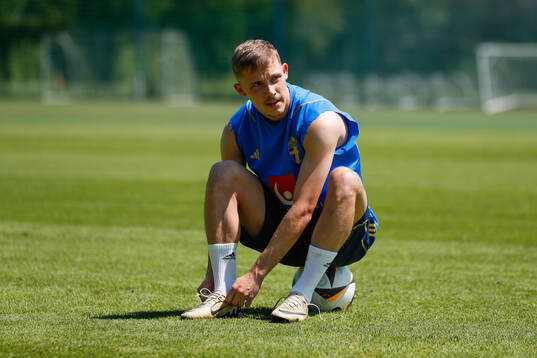 Jacob Ondrejka of the Swedish under-21 national football