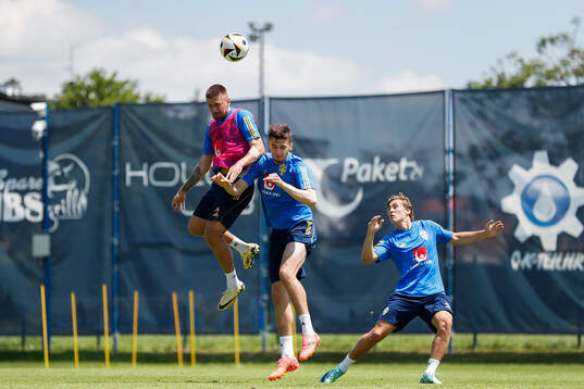 Tim Prica, Noah Eile and Hampus Skoglund of the Swedish