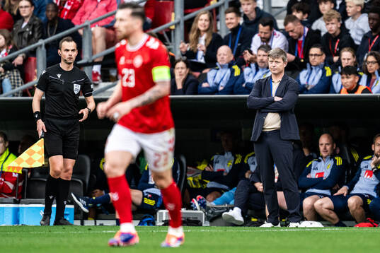 Head coach Jon Dahl Tomasson of Sweden
