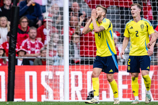 Anton Salétros of Sweden looks dejected